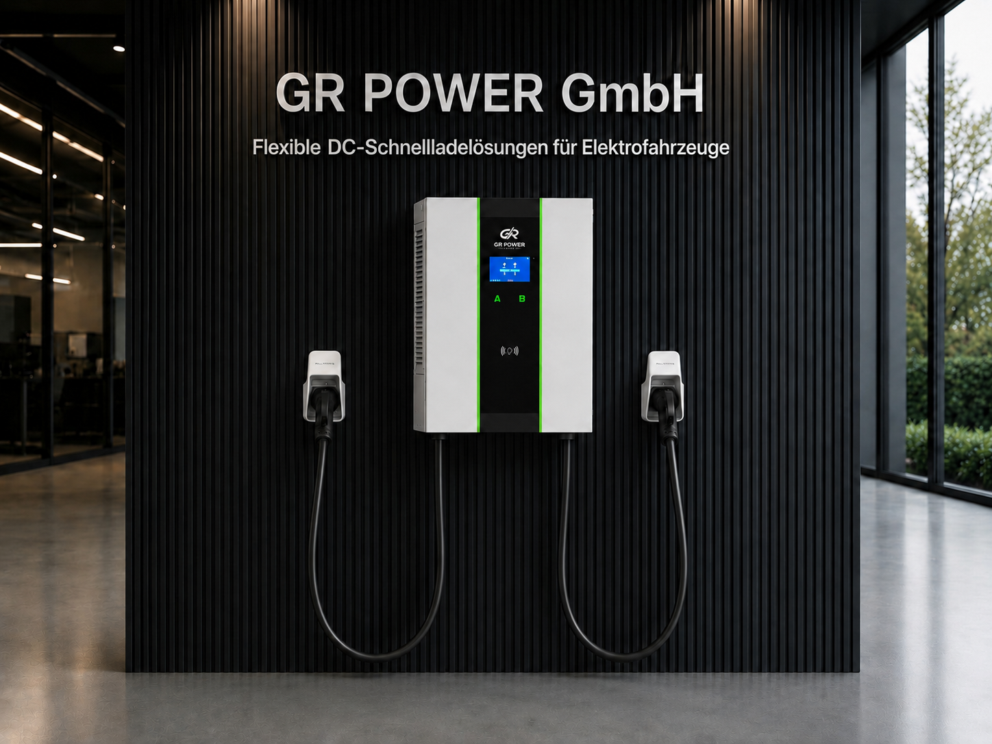 DC-Wallbox 60 kW mit zwei CCS2-Anschlüssen